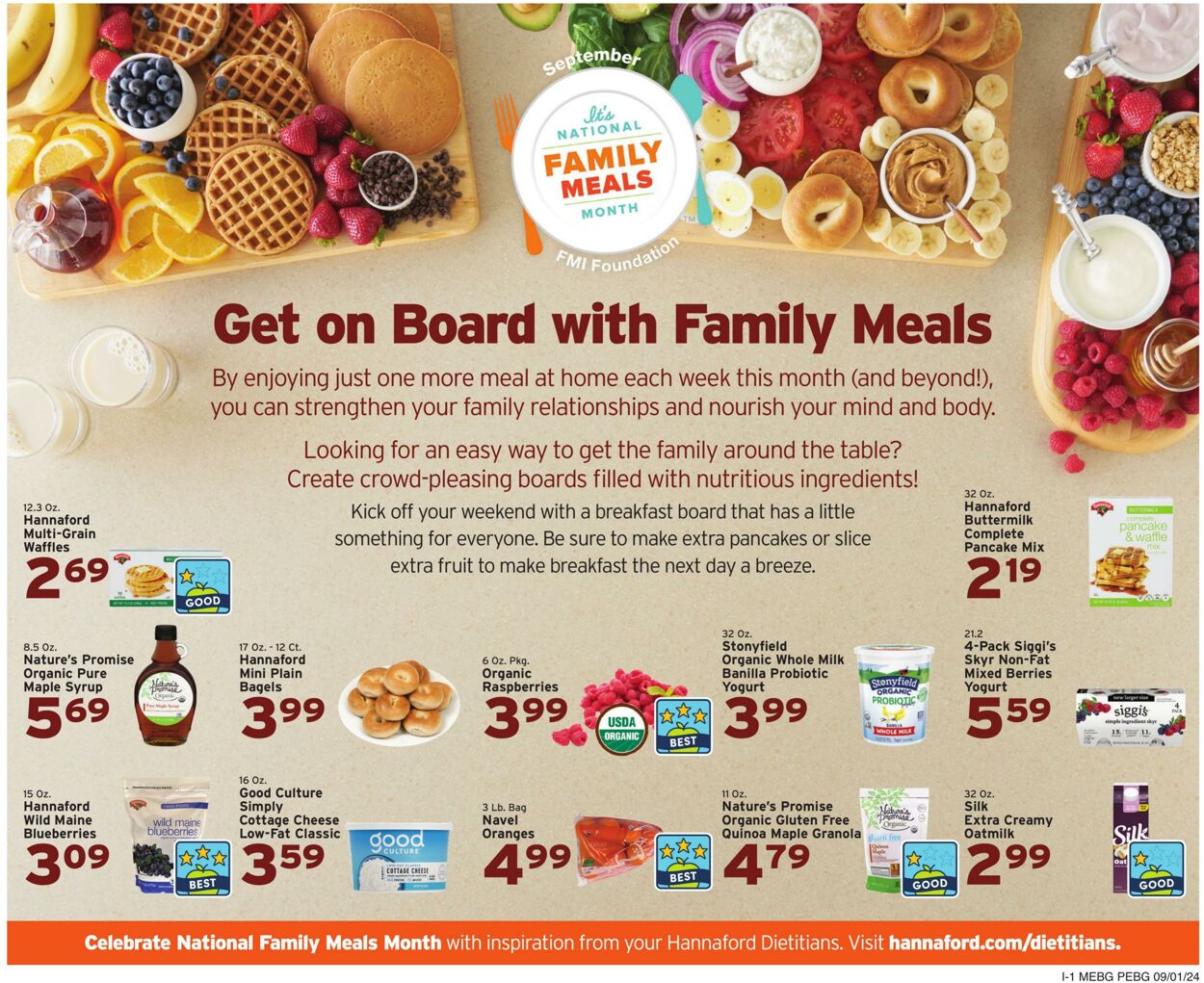 Weekly ad Hannaford 09/01/2024 - 09/07/2024