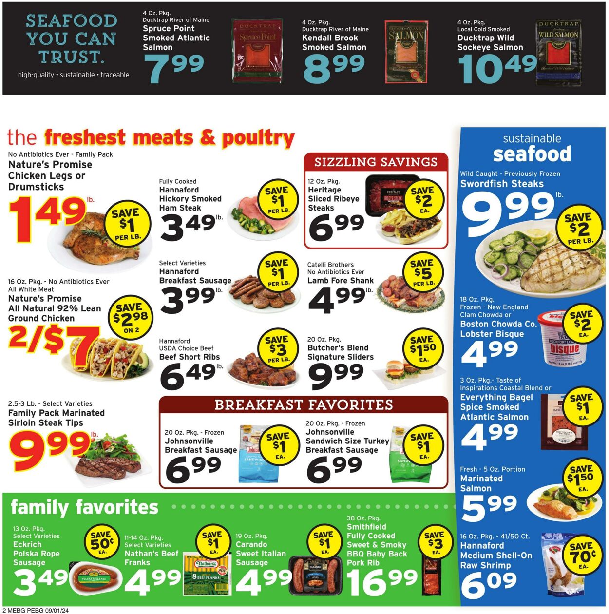 Weekly ad Hannaford 09/01/2024 - 09/07/2024