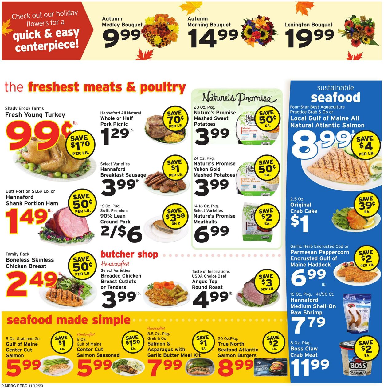 Weekly ad Hannaford 11/19/2023 - 11/25/2023