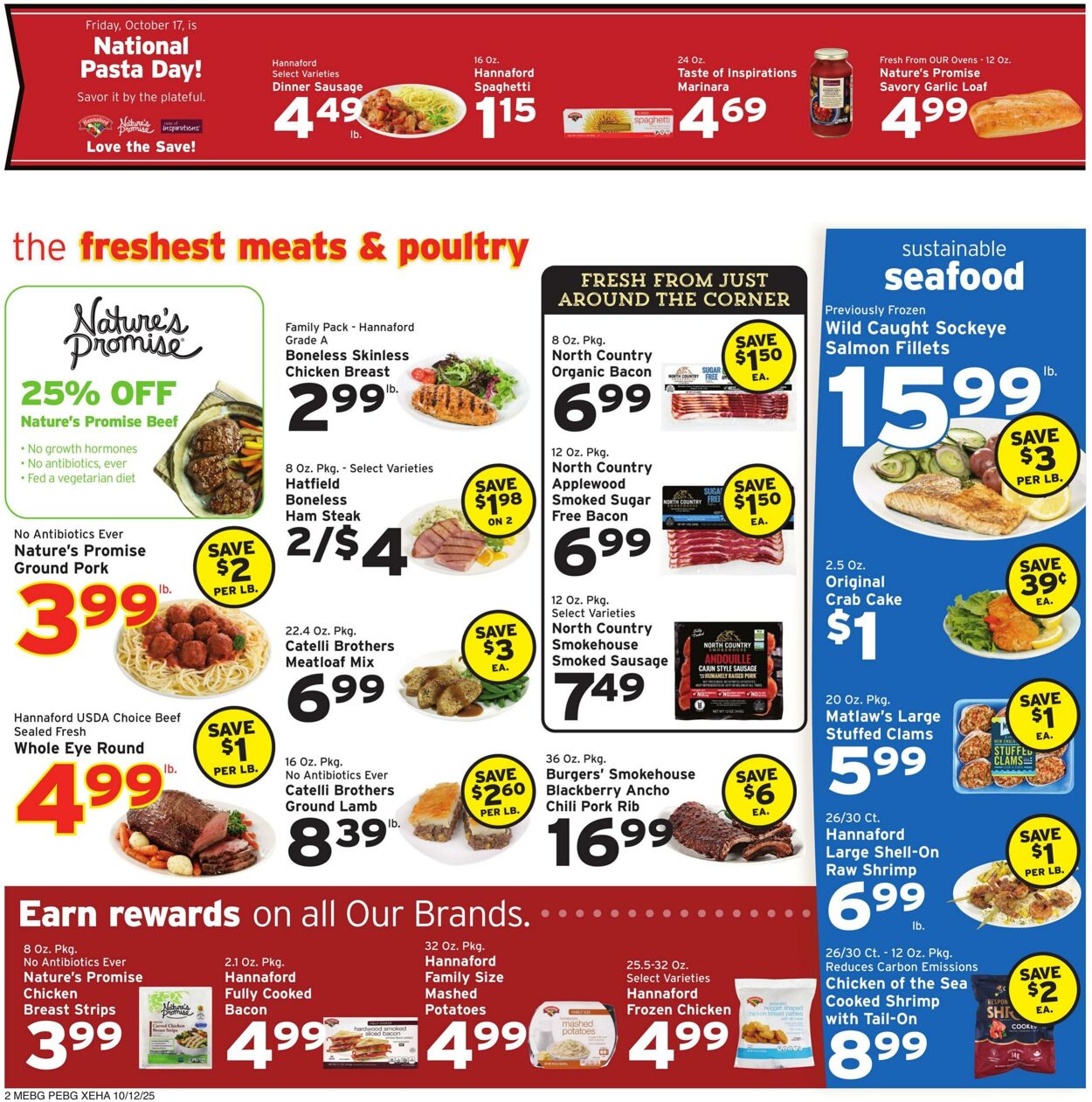Weekly ad Hannaford 10/12/2025 - 10/18/2025