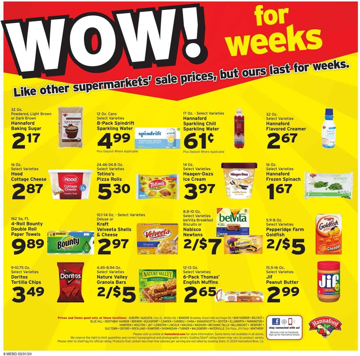 Weekly ad Hannaford 03/31/2024 - 04/06/2024