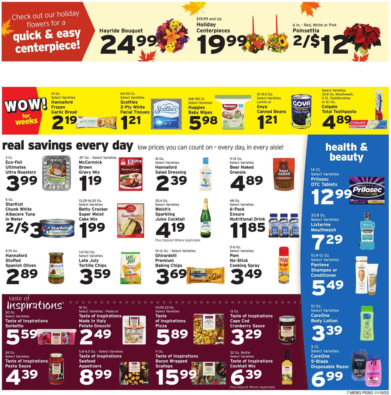 Weekly ad Hannaford 11/19/2023 - 11/25/2023