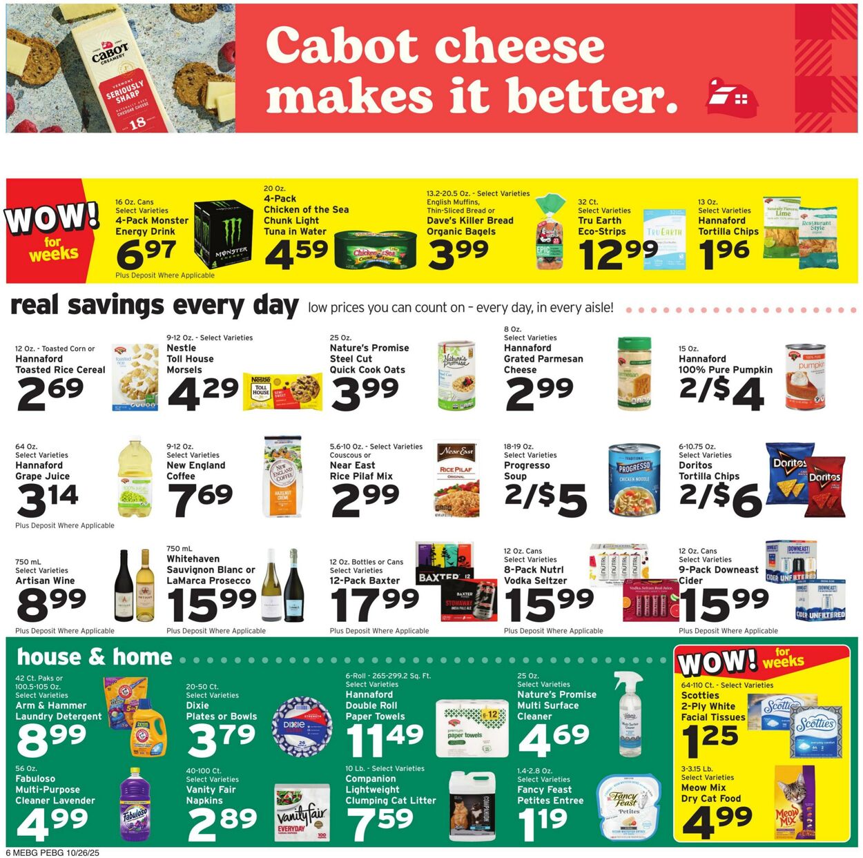 Weekly ad Hannaford 10/26/2025 - 11/01/2025