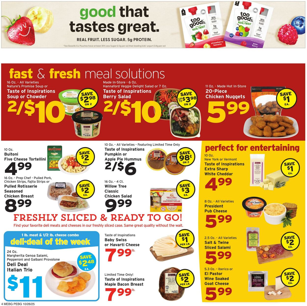 Weekly ad Hannaford 10/26/2025 - 11/01/2025