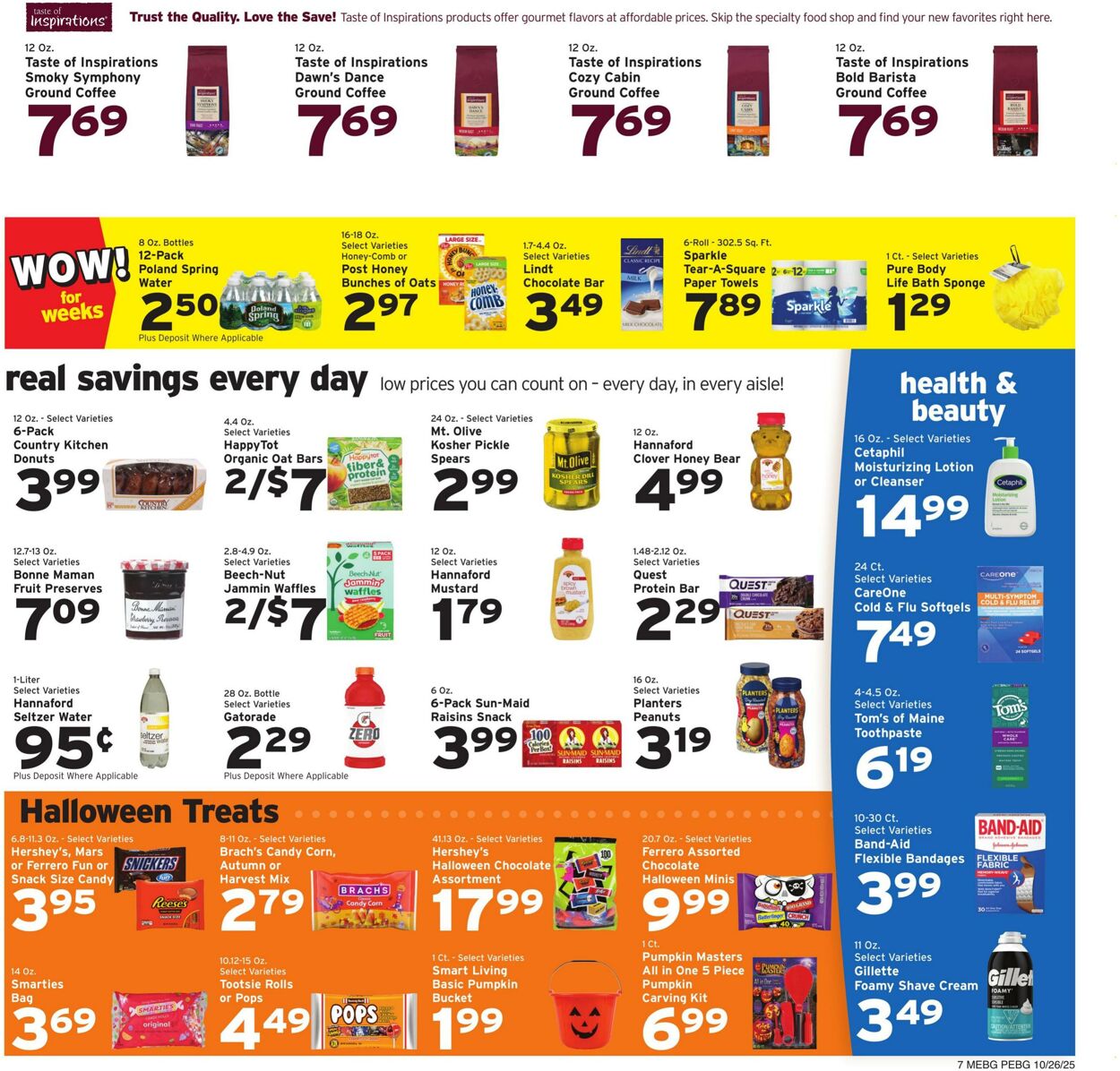 Weekly ad Hannaford 10/26/2025 - 11/01/2025