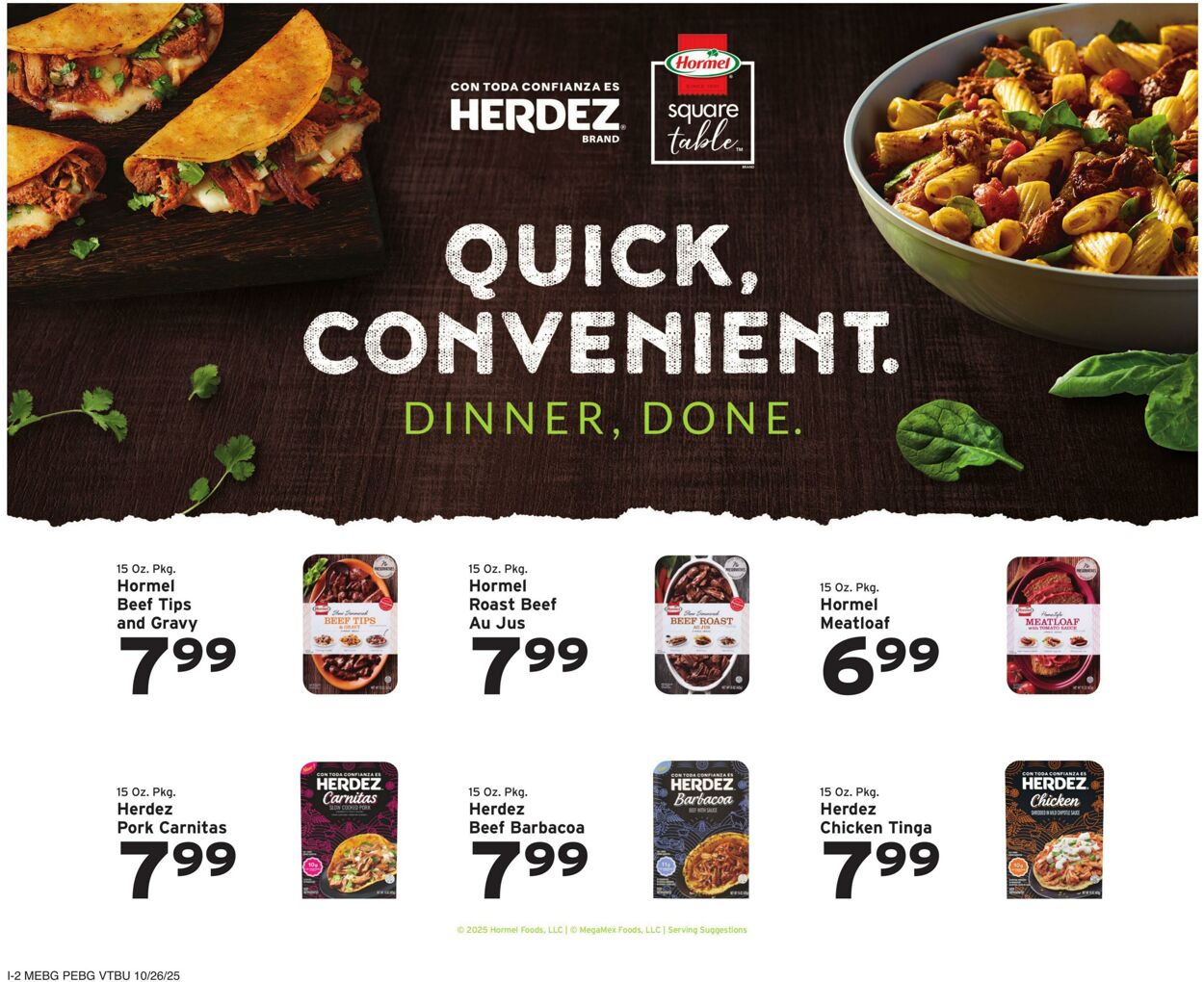 Weekly ad Hannaford 10/26/2025 - 11/01/2025