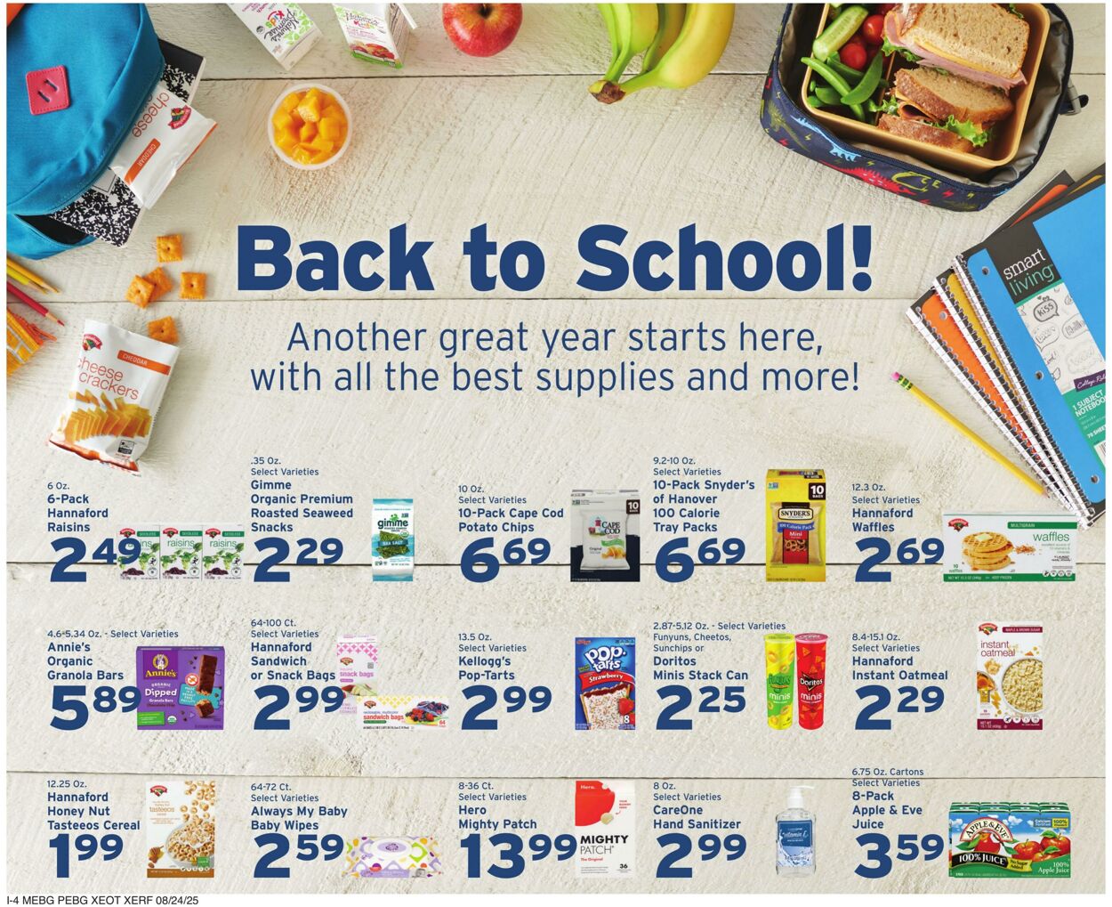 Weekly ad Hannaford 08/24/2025 - 08/30/2025