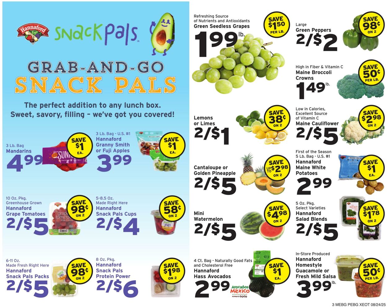 Weekly ad Hannaford 08/24/2025 - 08/30/2025
