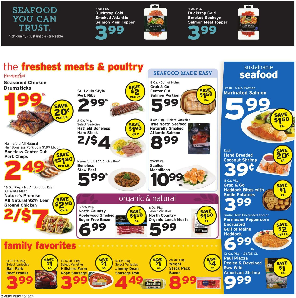 Weekly ad Hannaford 10/13/2024 - 10/19/2024