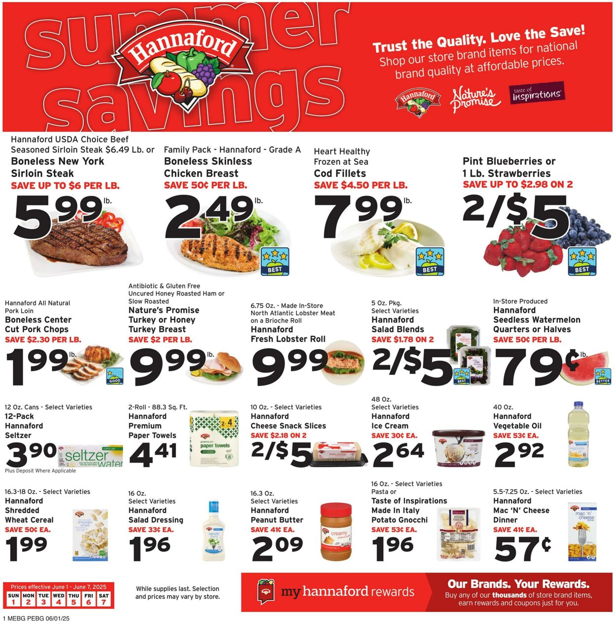 Weekly ad Hannaford 06/01/2025 - 06/07/2025