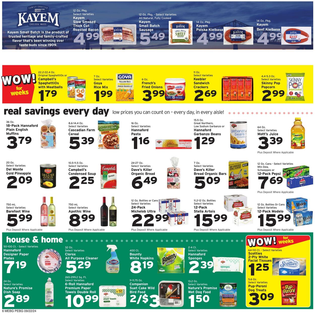 Weekly ad Hannaford 09/22/2024 - 09/28/2024