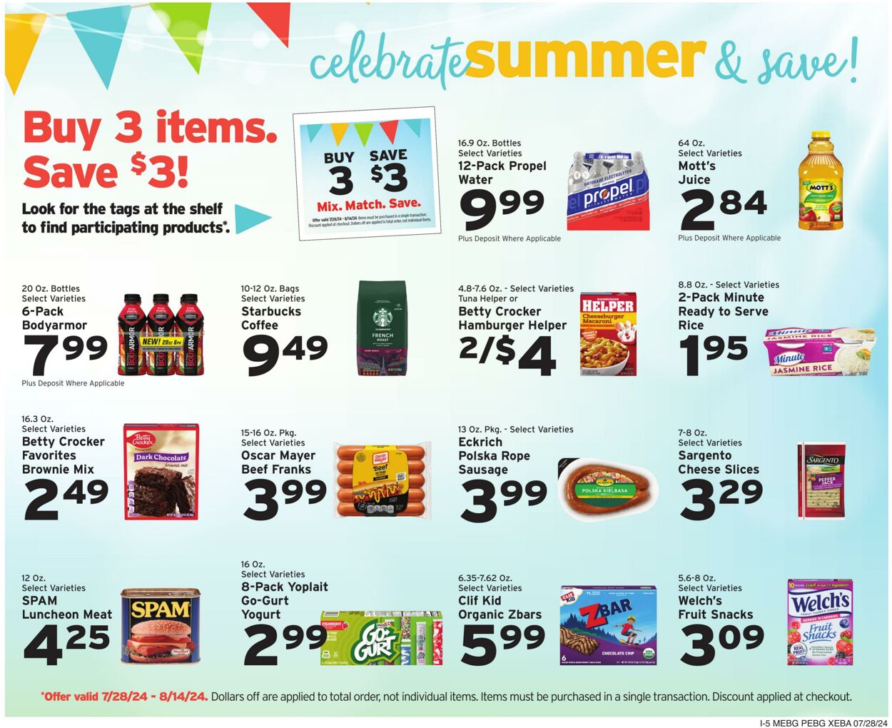 Weekly ad Hannaford 07/28/2024 - 08/03/2024