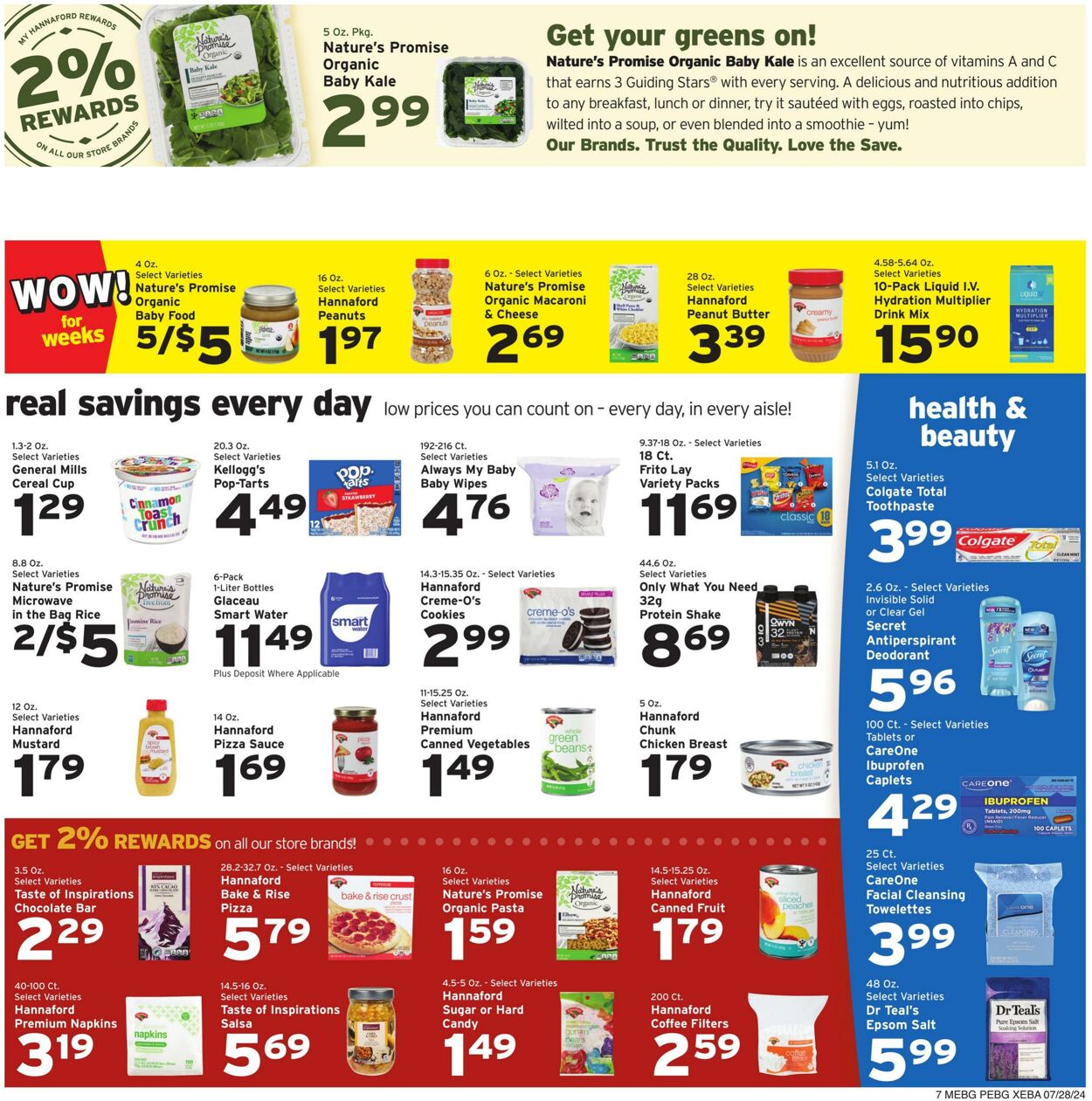 Weekly ad Hannaford 07/28/2024 - 08/03/2024