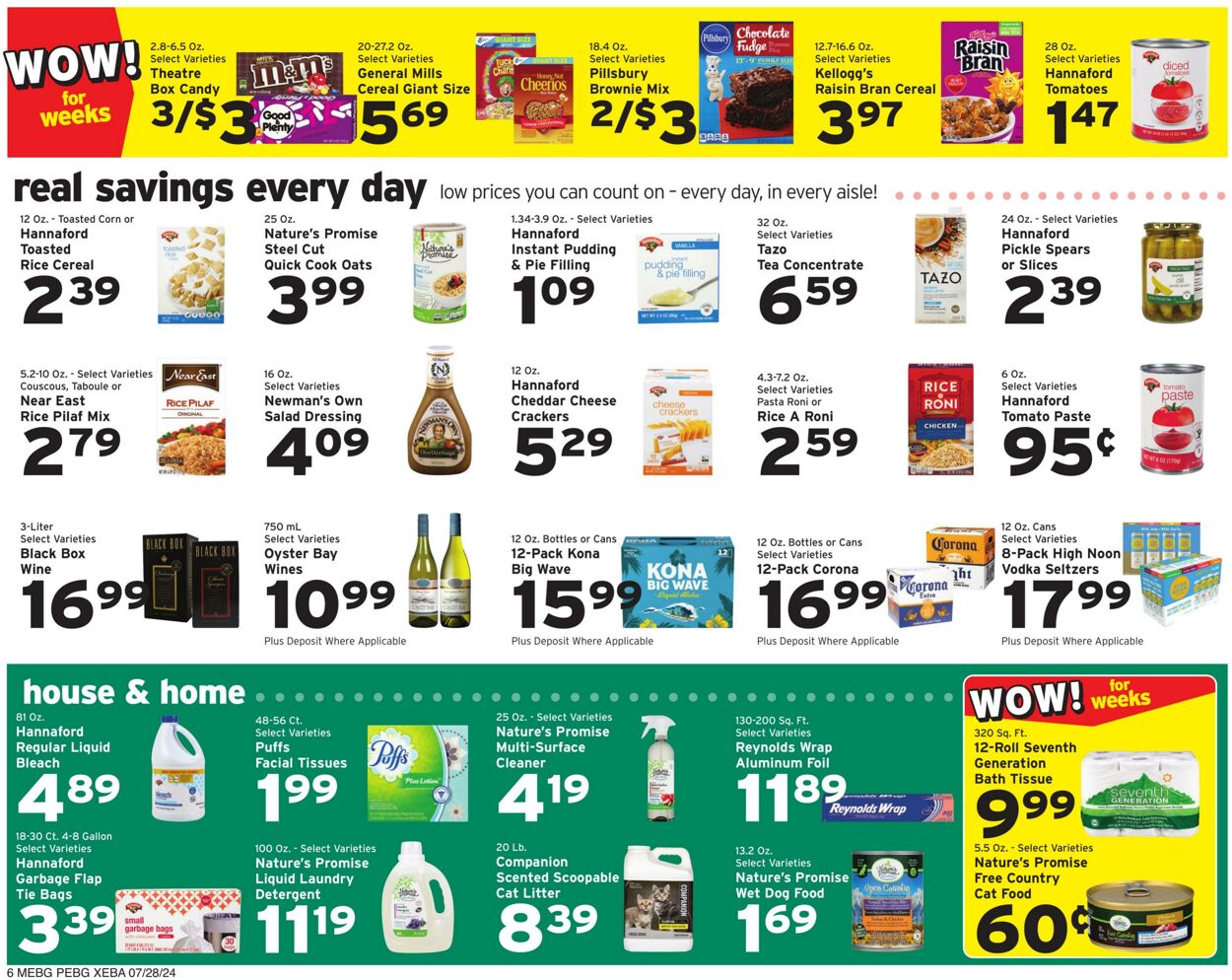 Weekly ad Hannaford 07/28/2024 - 08/03/2024