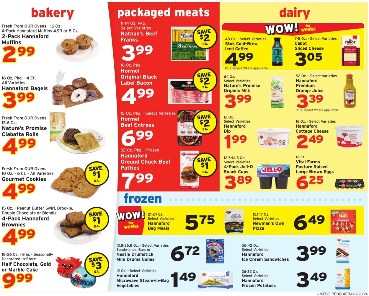 Weekly ad Hannaford 07/28/2024 - 08/03/2024