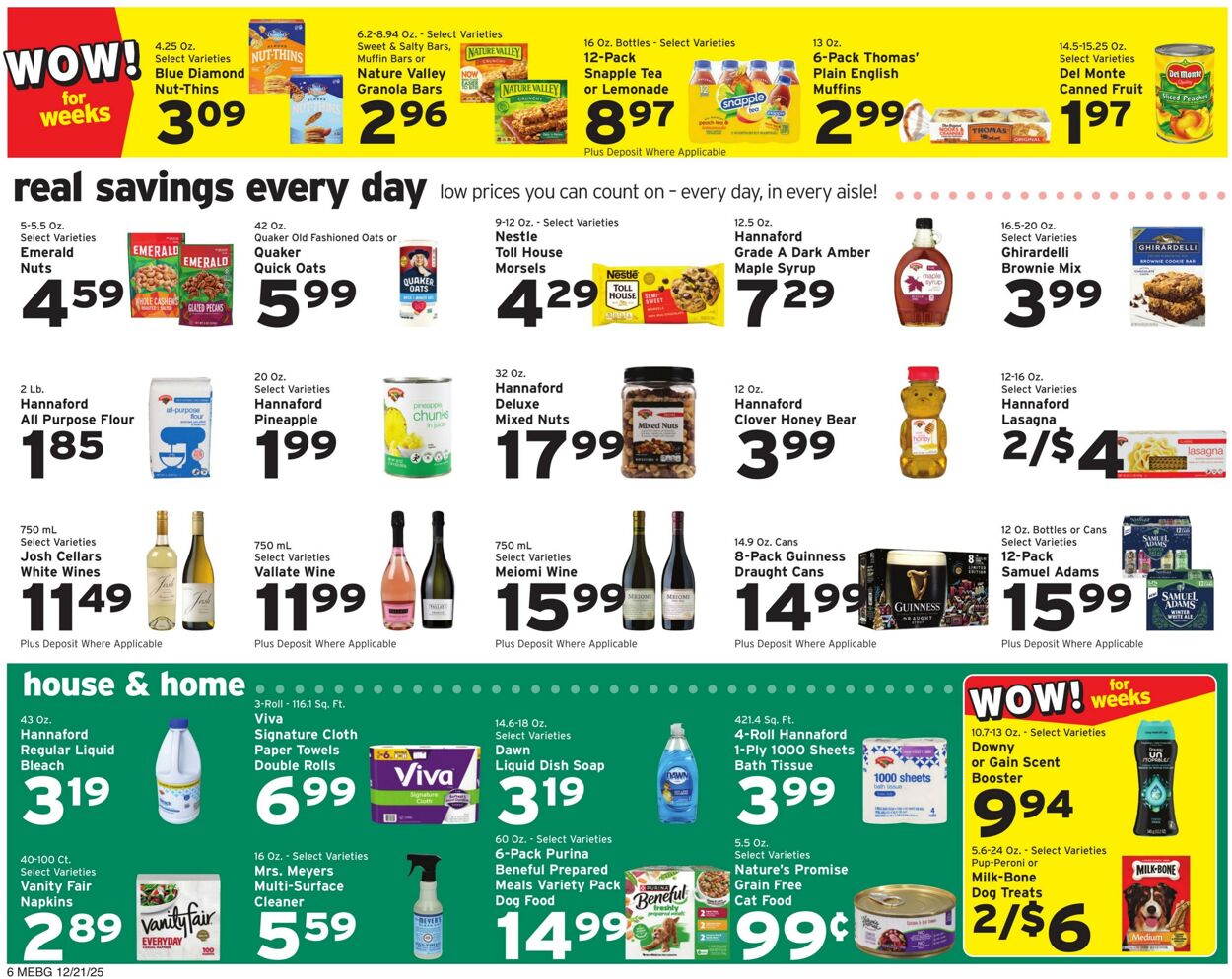 Weekly ad Hannaford 12/21/2025 - 12/27/2025