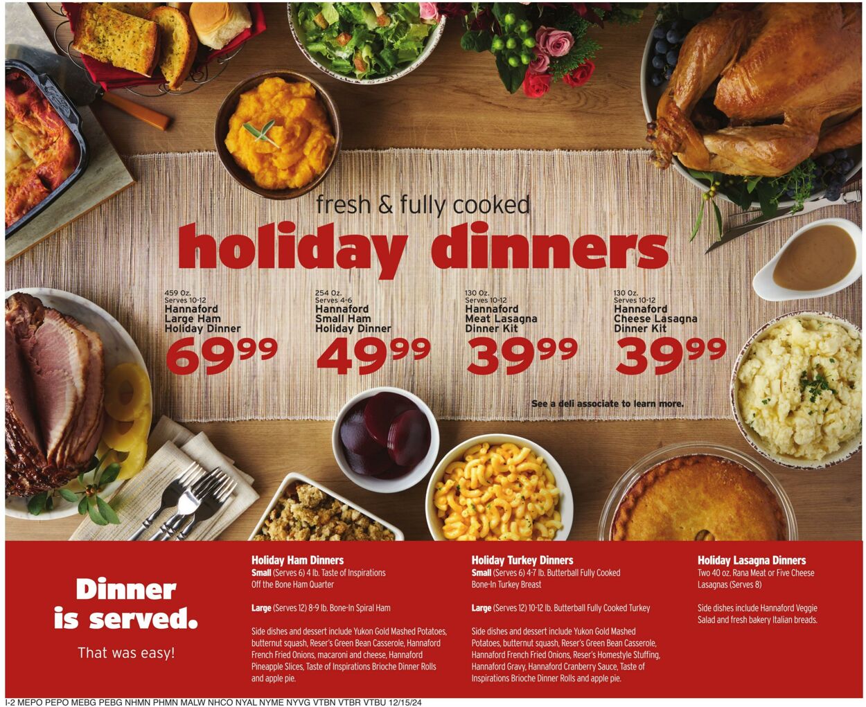 Weekly ad Hannaford 12/15/2024 - 12/21/2024