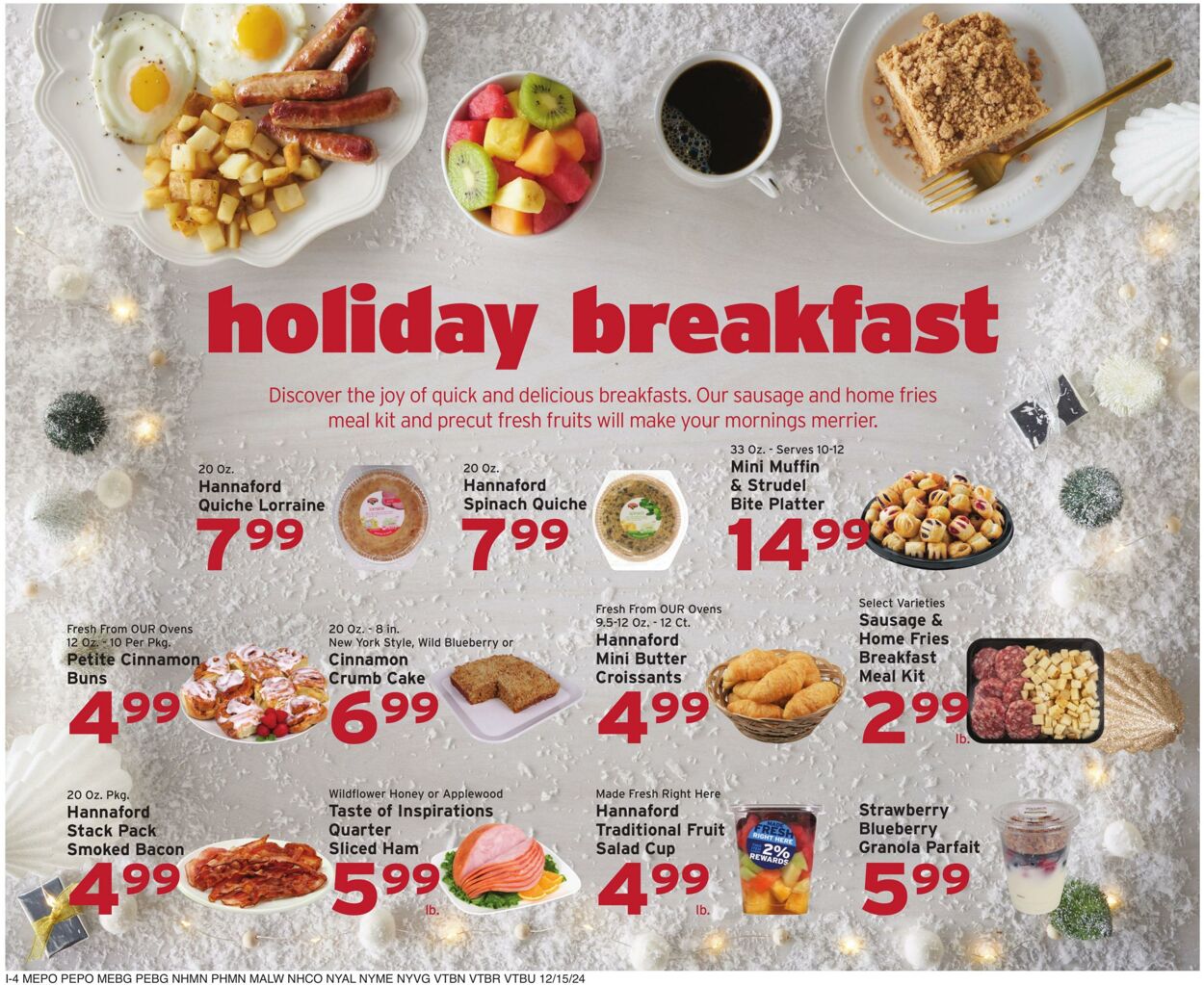 Weekly ad Hannaford 12/15/2024 - 12/21/2024