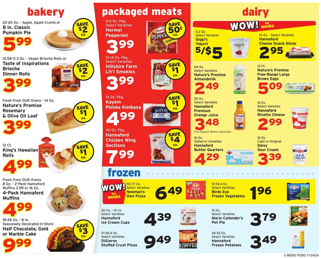 Weekly ad Hannaford 11/24/2024 - 11/30/2024