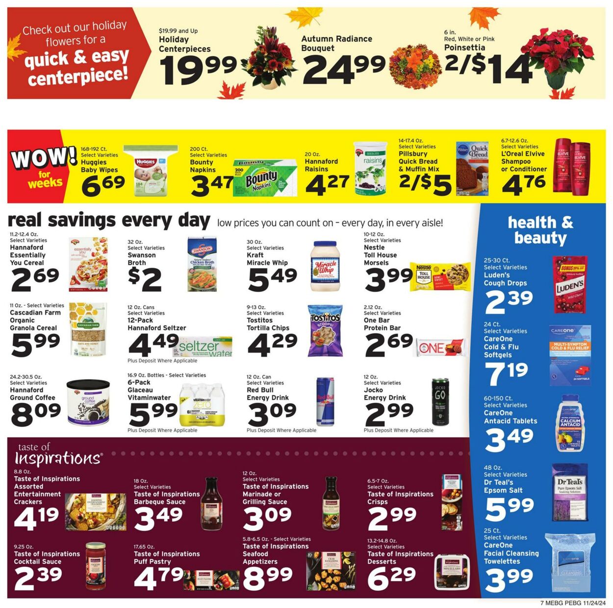 Weekly ad Hannaford 11/24/2024 - 11/30/2024