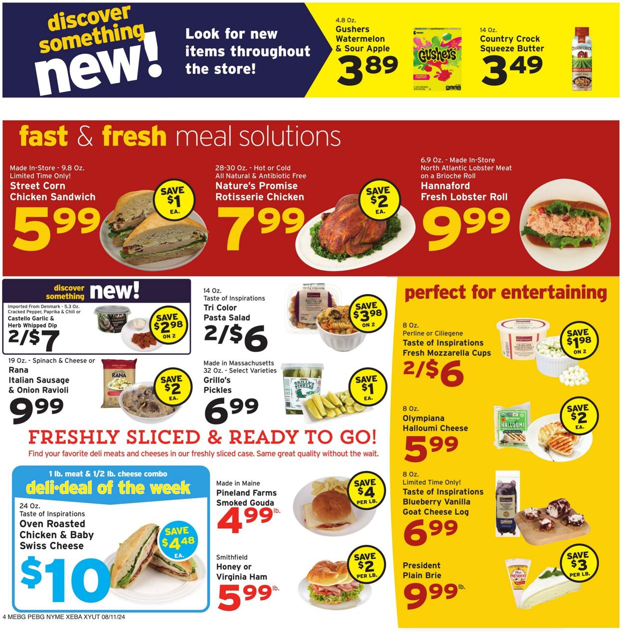 Weekly ad Hannaford 08/11/2024 - 08/17/2024