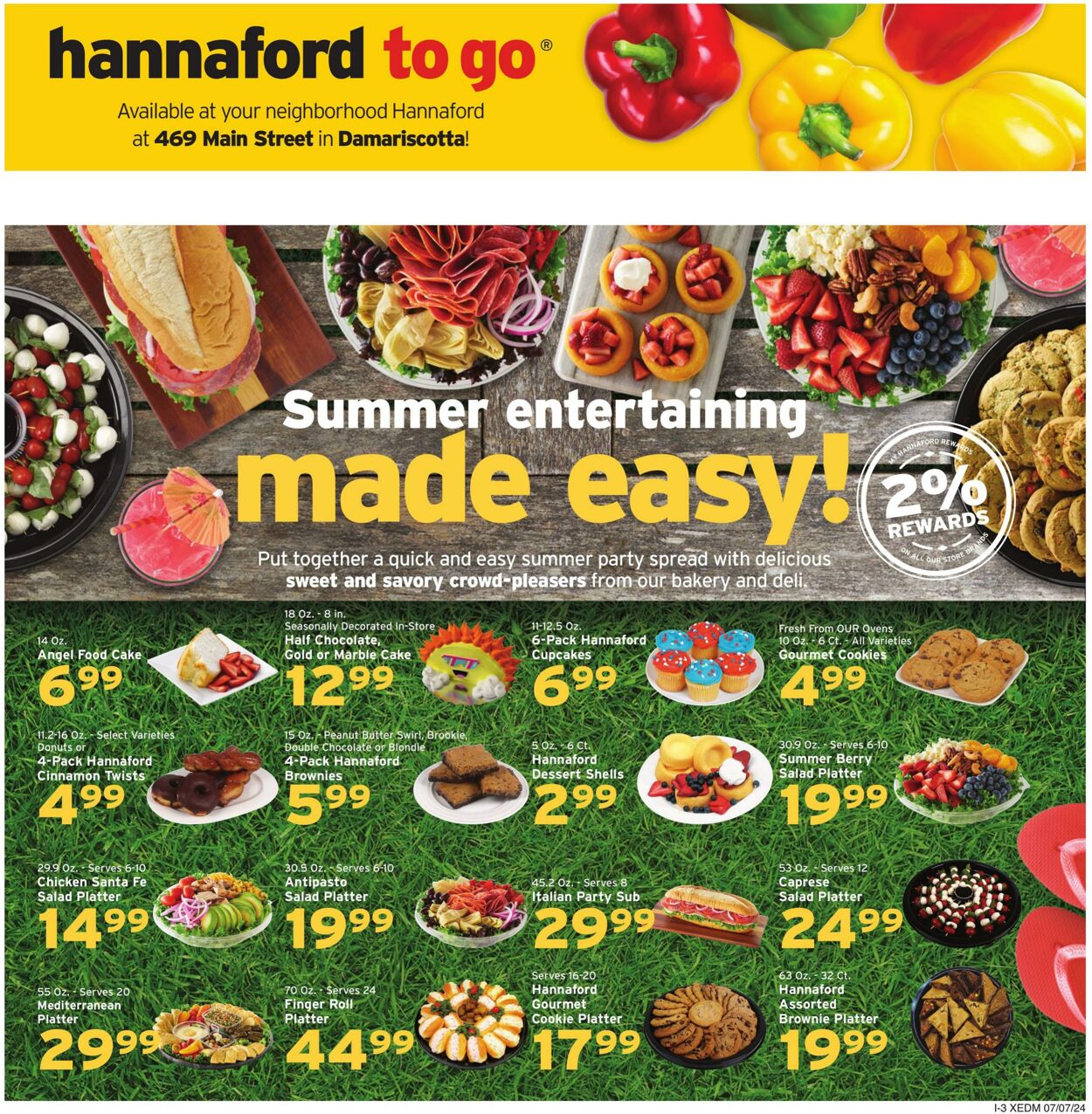 Weekly ad Hannaford 07/07/2024 - 07/13/2024