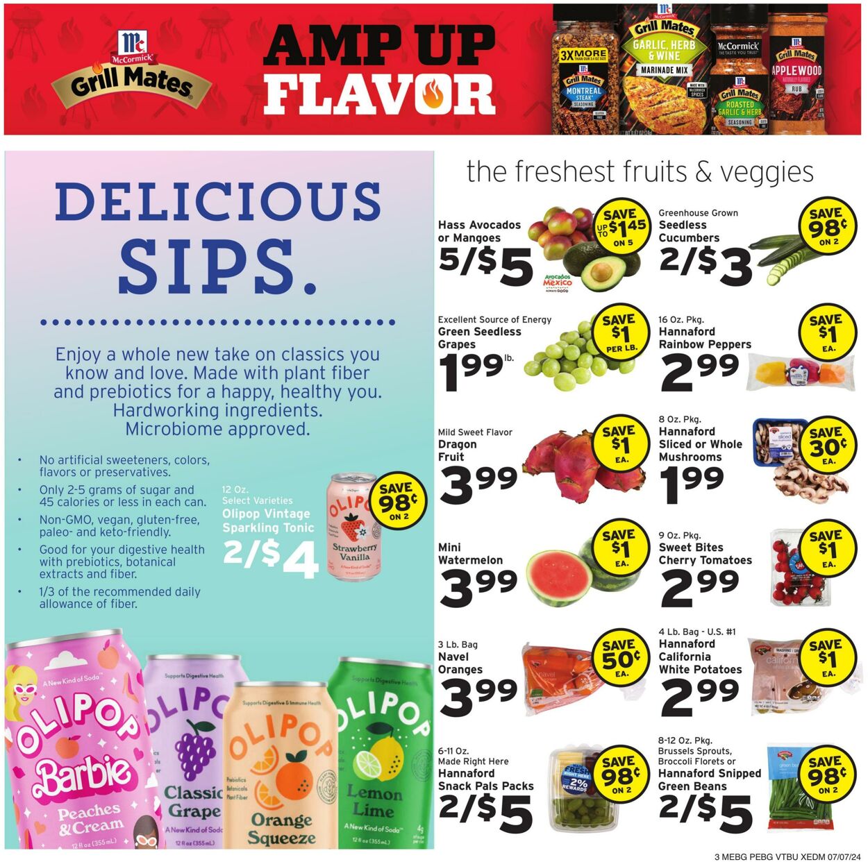 Weekly ad Hannaford 07/07/2024 - 07/13/2024