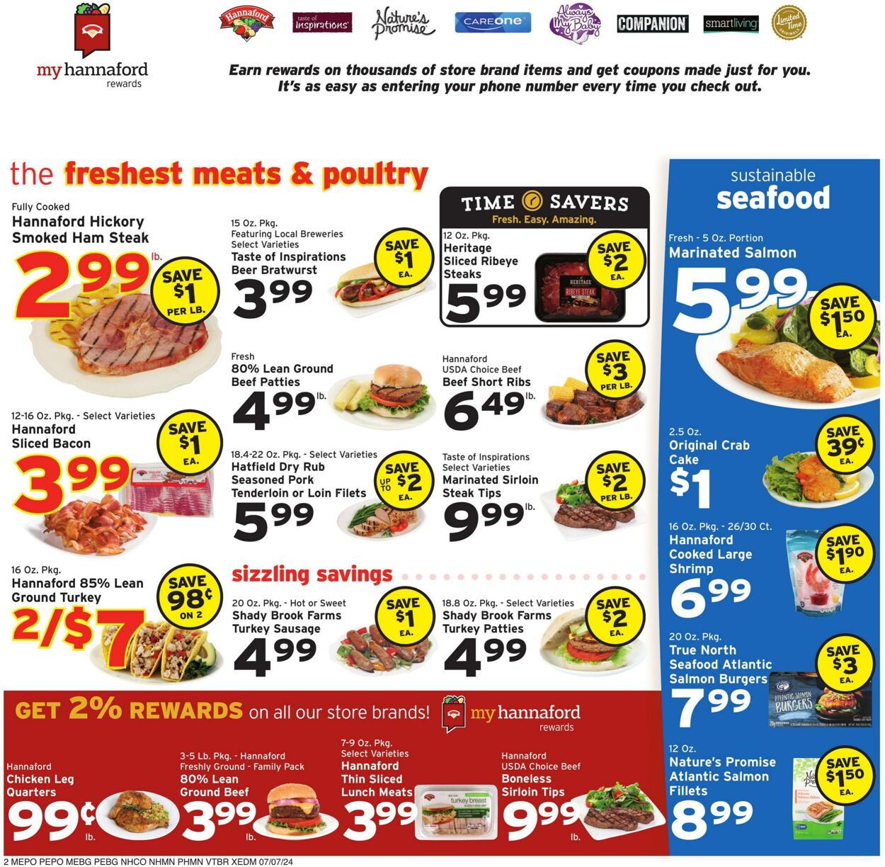 Weekly ad Hannaford 07/07/2024 - 07/13/2024