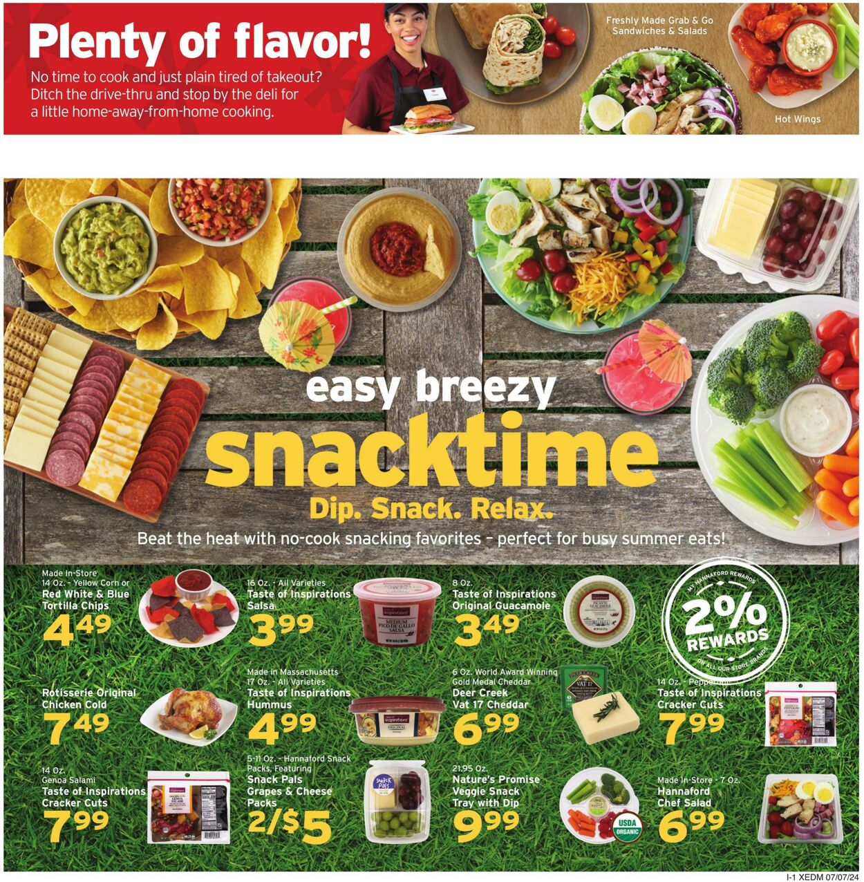 Weekly ad Hannaford 07/07/2024 - 07/13/2024