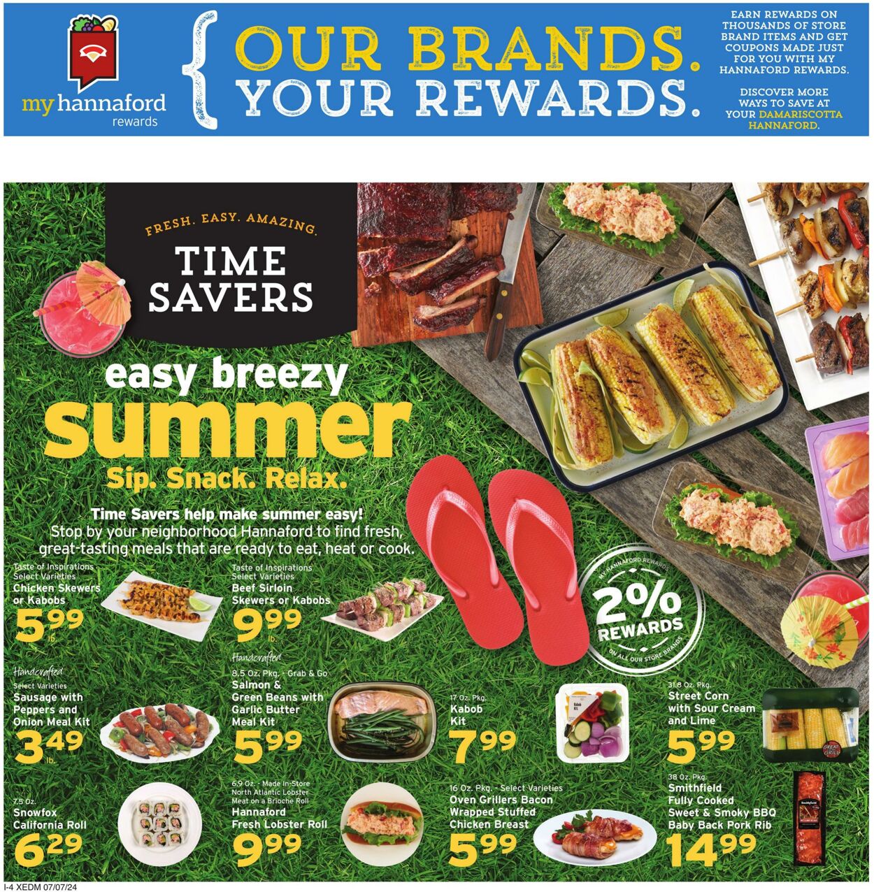 Weekly ad Hannaford 07/07/2024 - 07/13/2024