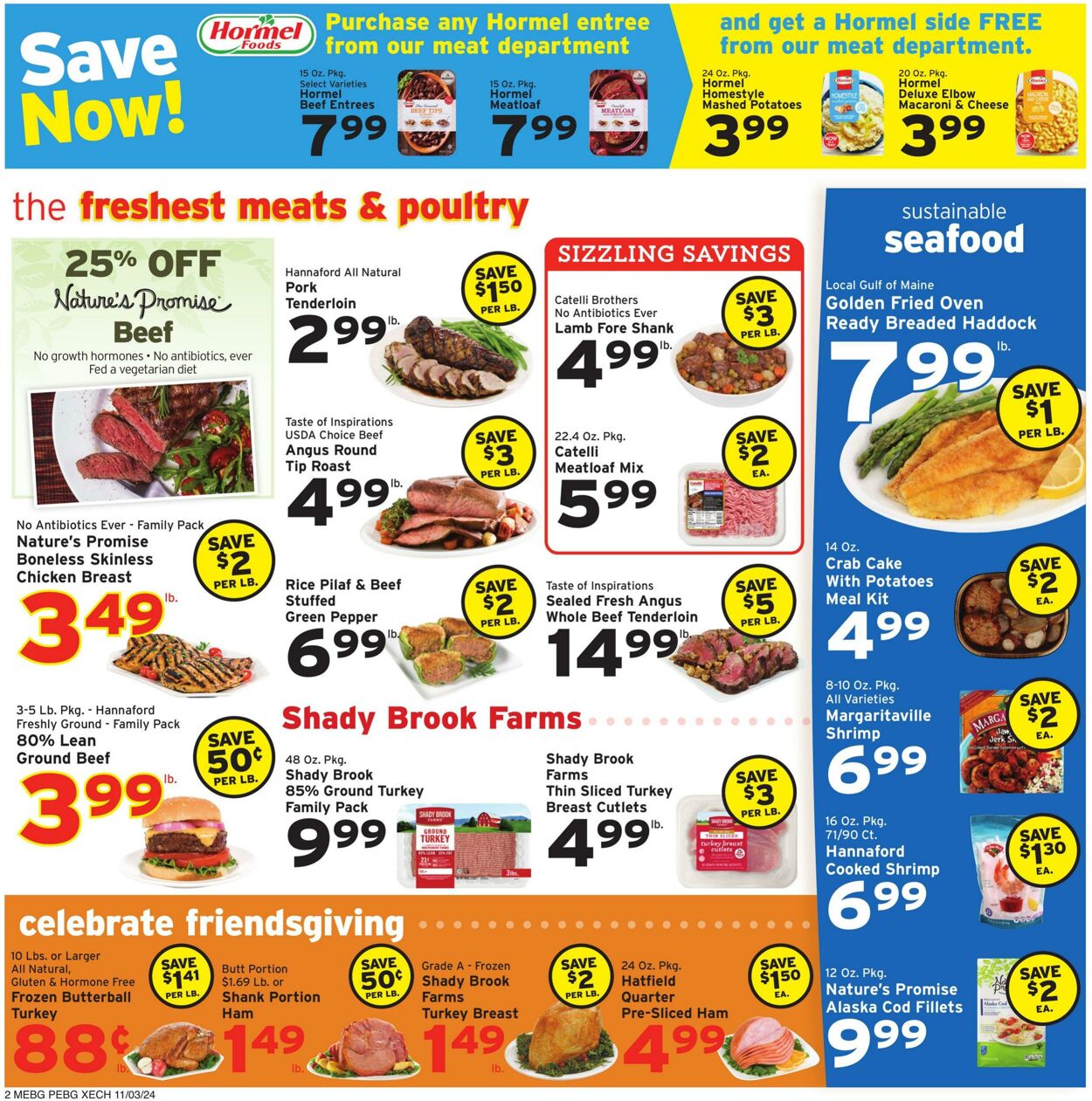 Weekly ad Hannaford 11/03/2024 - 11/09/2024