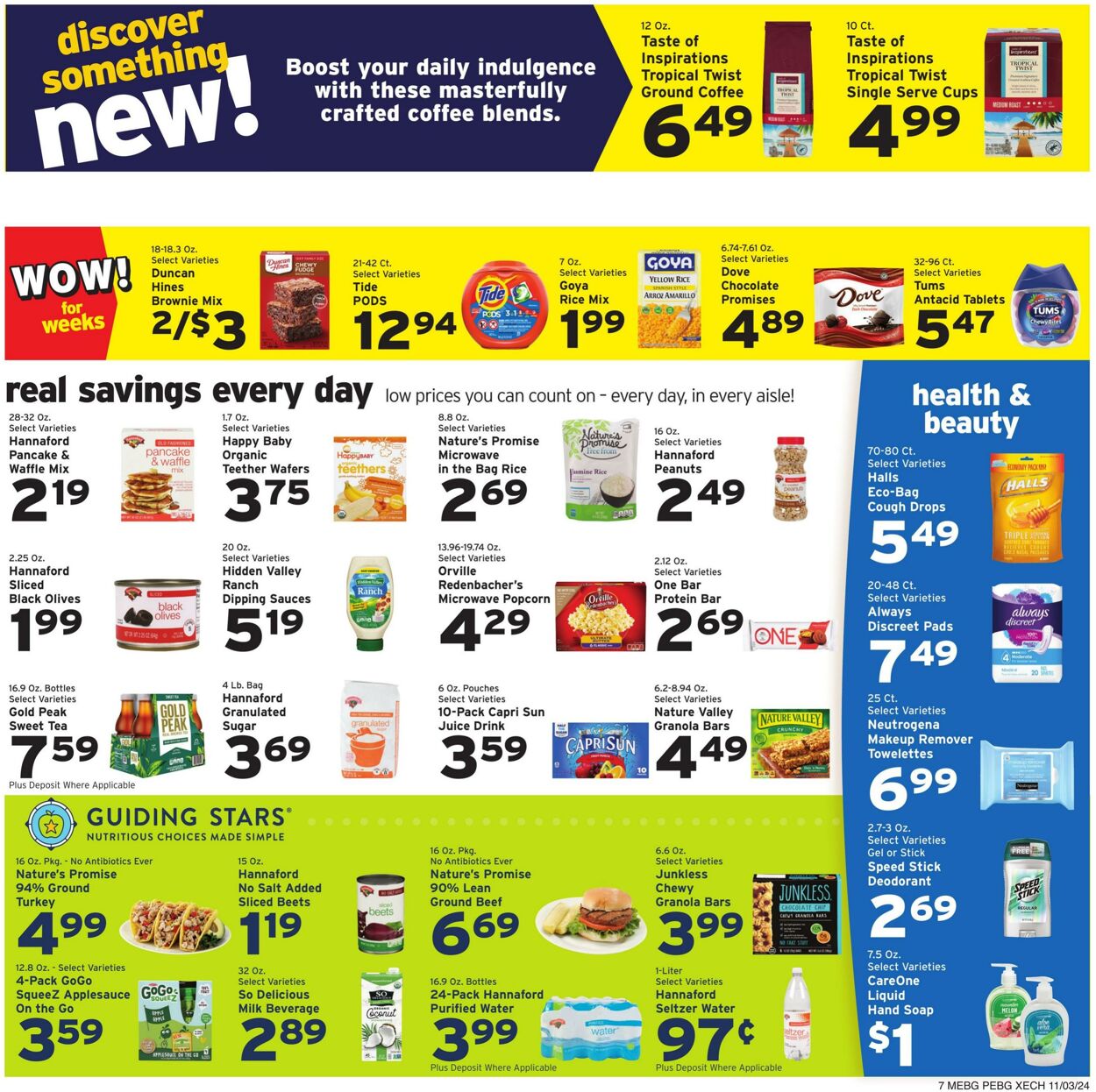 Weekly ad Hannaford 11/03/2024 - 11/09/2024