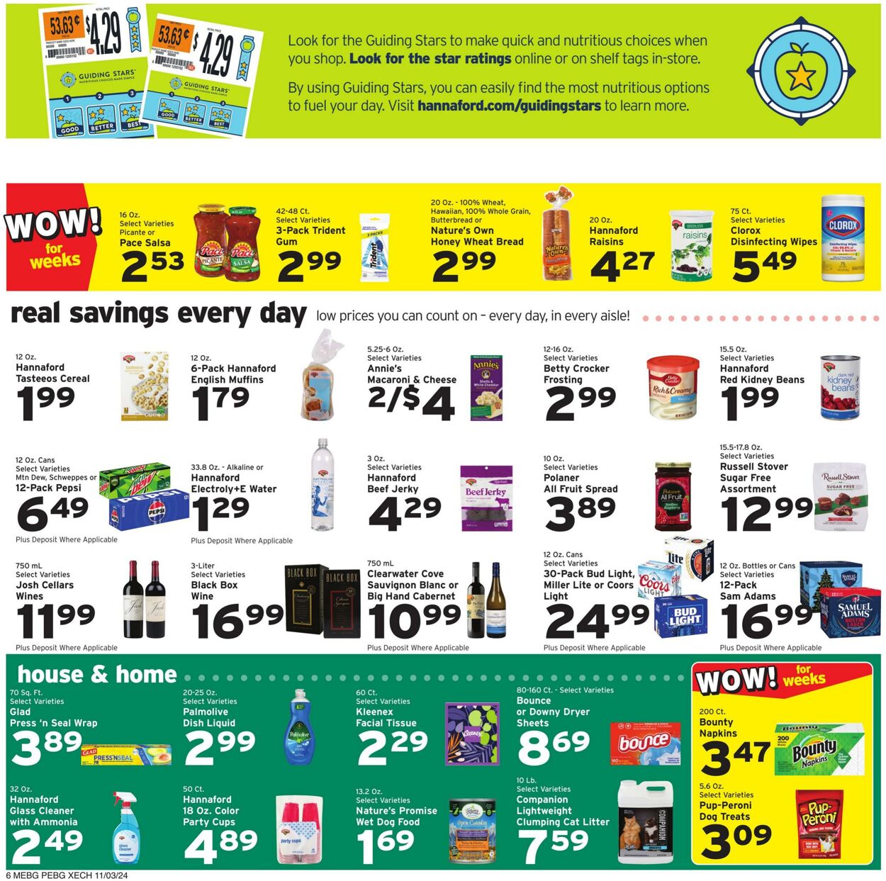 Weekly ad Hannaford 11/03/2024 - 11/09/2024