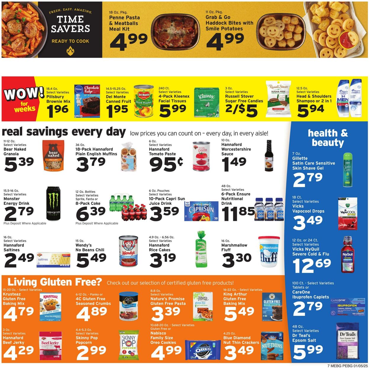 Weekly ad Hannaford 01/05/2025 - 01/11/2025