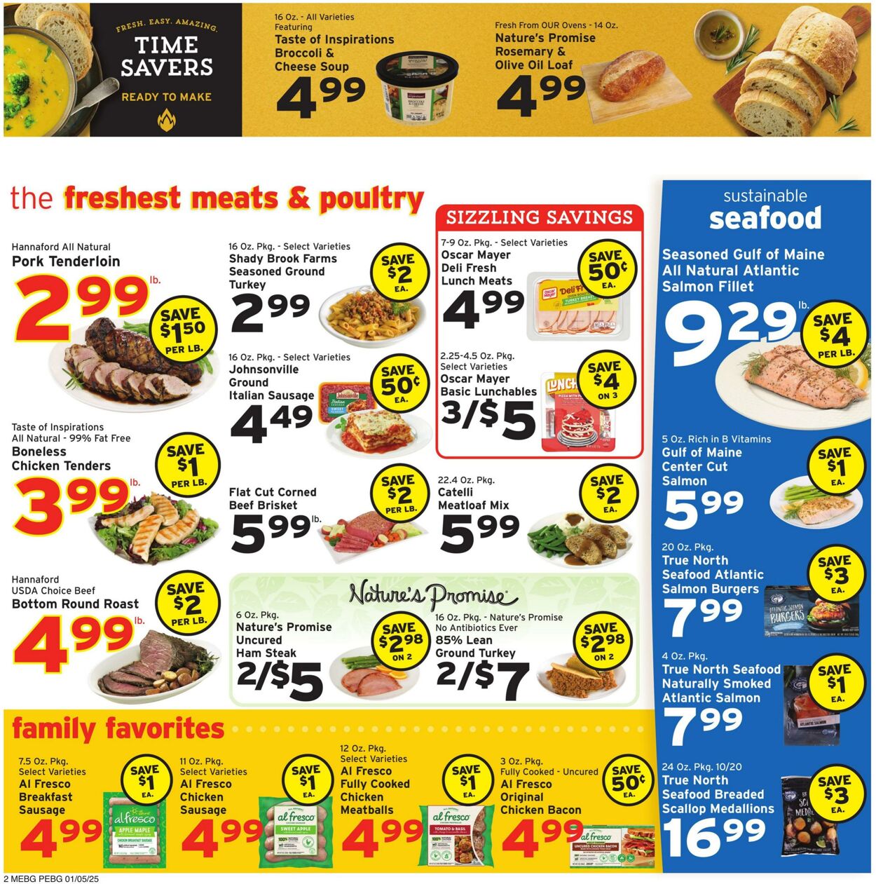 Weekly ad Hannaford 01/05/2025 - 01/11/2025