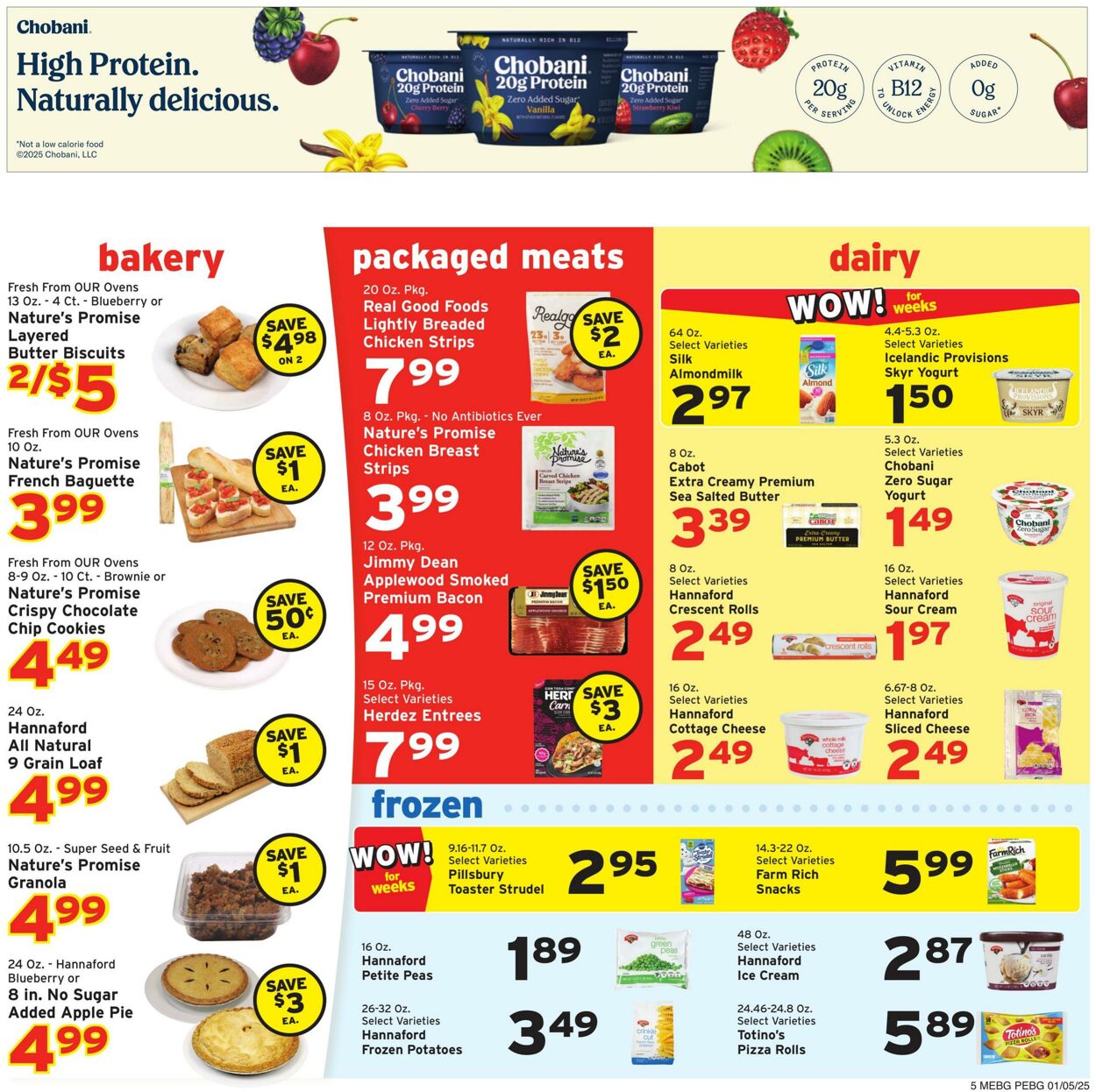 Weekly ad Hannaford 01/05/2025 - 01/11/2025