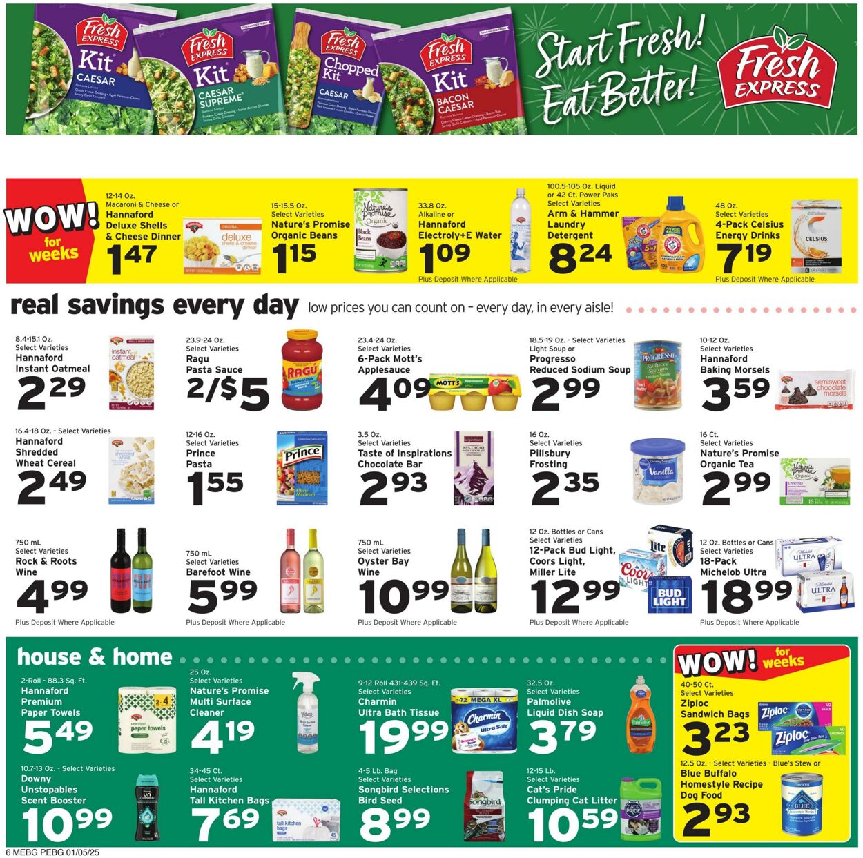 Weekly ad Hannaford 01/05/2025 - 01/11/2025