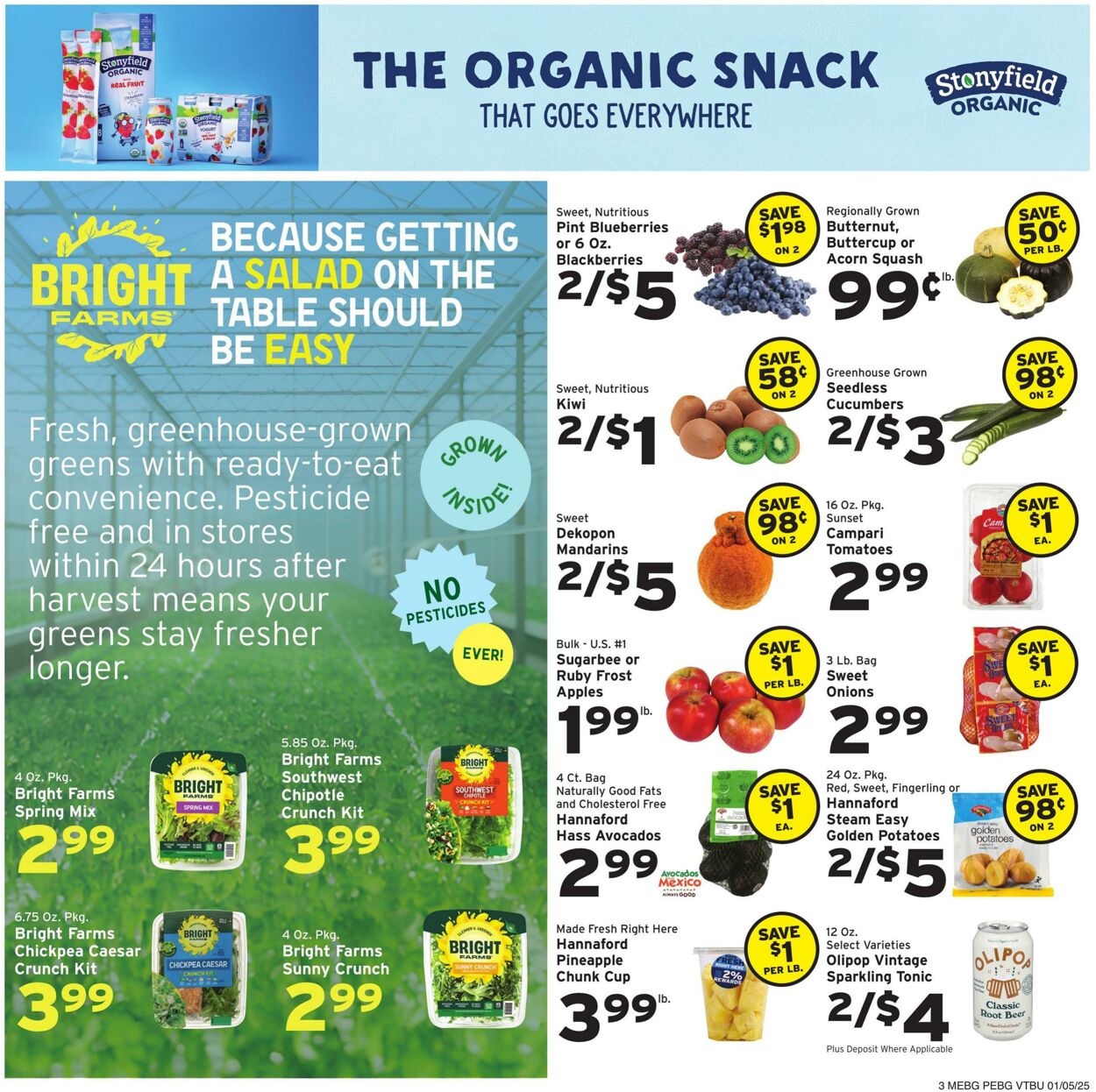 Weekly ad Hannaford 01/05/2025 - 01/11/2025