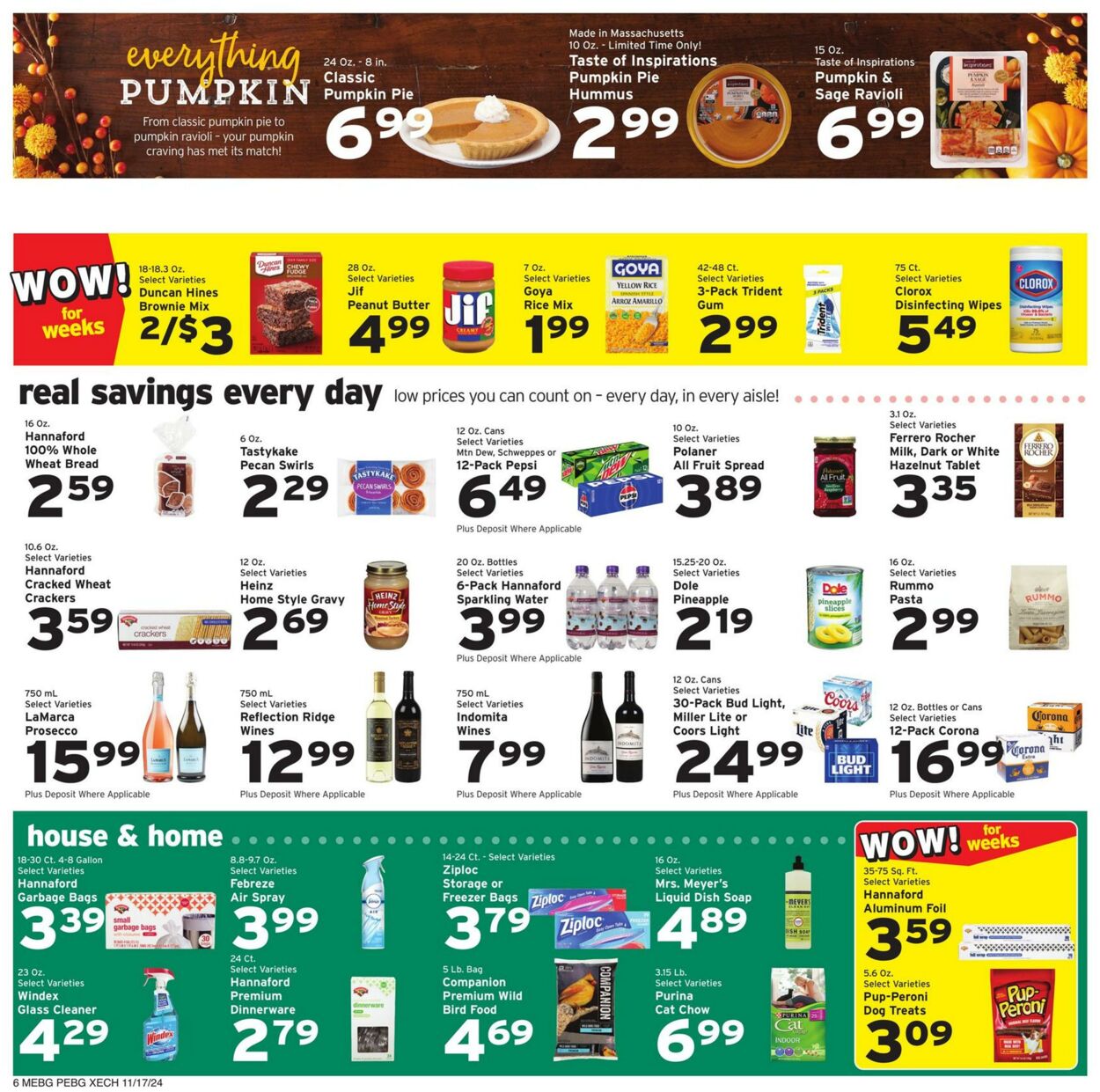 Weekly ad Hannaford 11/17/2024 - 11/23/2024