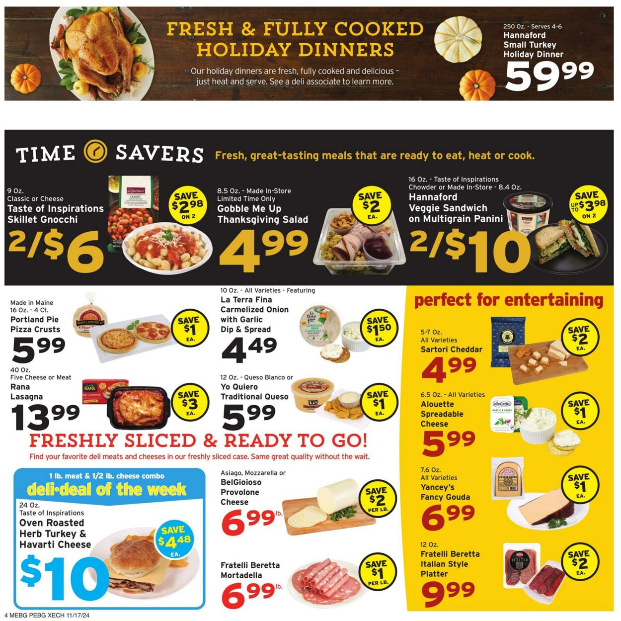 Weekly ad Hannaford 11/17/2024 - 11/23/2024