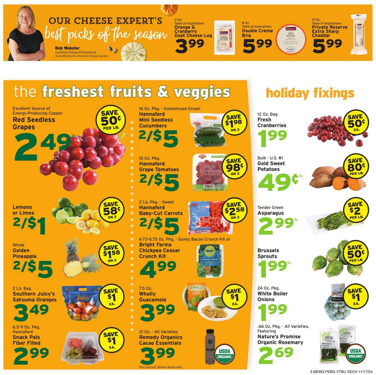 Weekly ad Hannaford 11/17/2024 - 11/23/2024