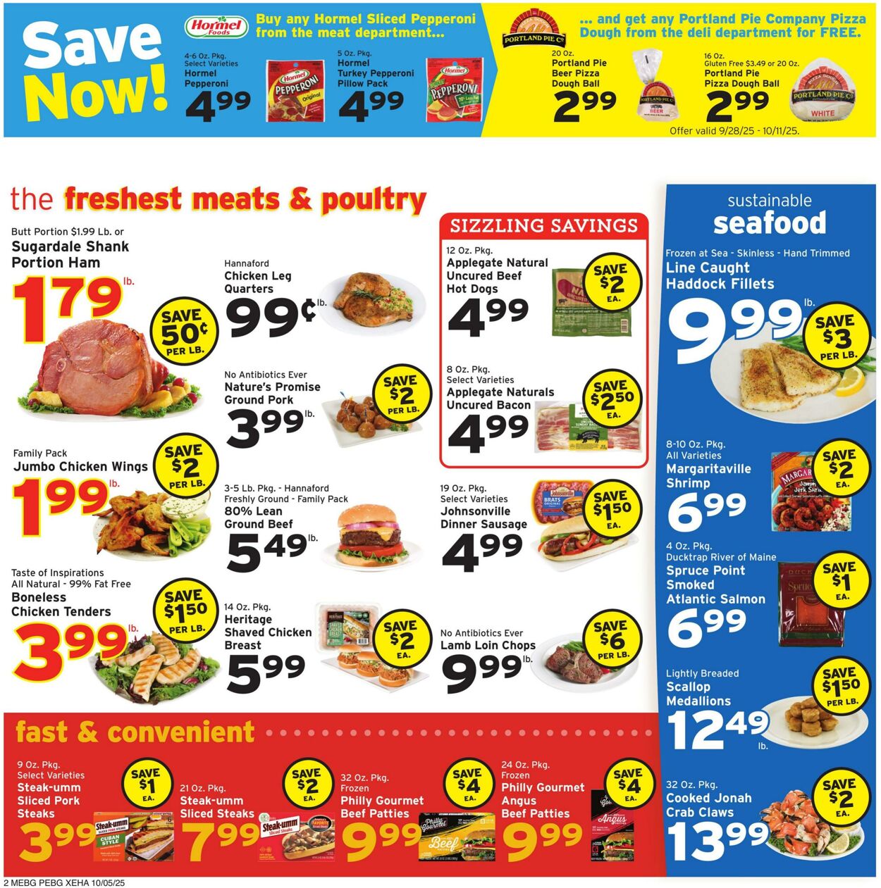 Weekly ad Hannaford 10/05/2025 - 10/11/2025