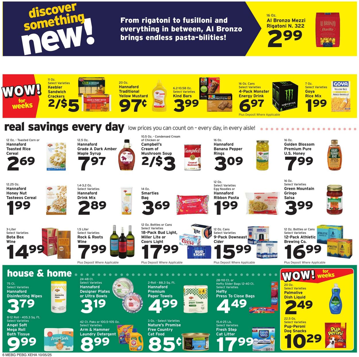 Weekly ad Hannaford 10/05/2025 - 10/11/2025