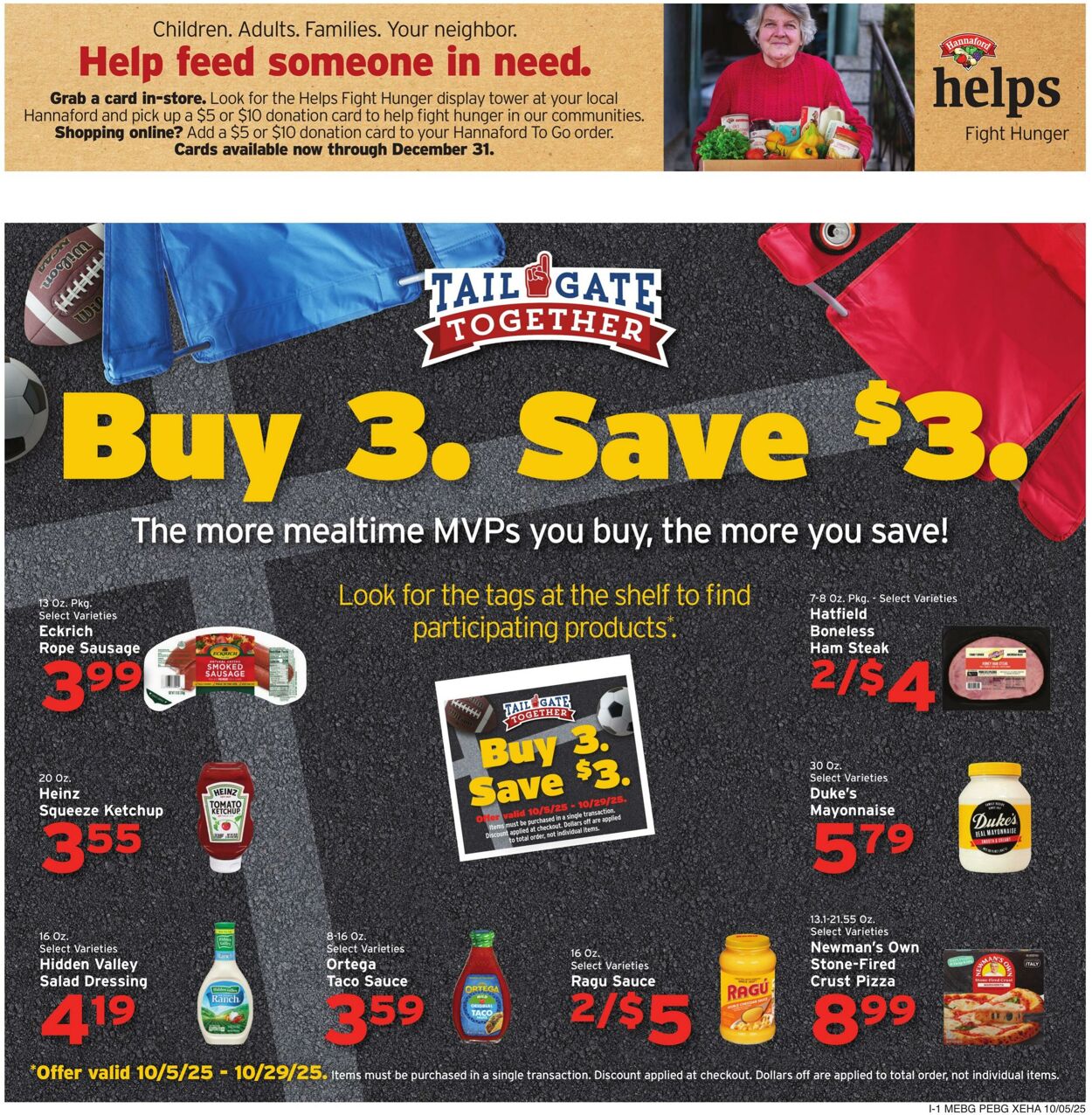 Weekly ad Hannaford 10/05/2025 - 10/11/2025