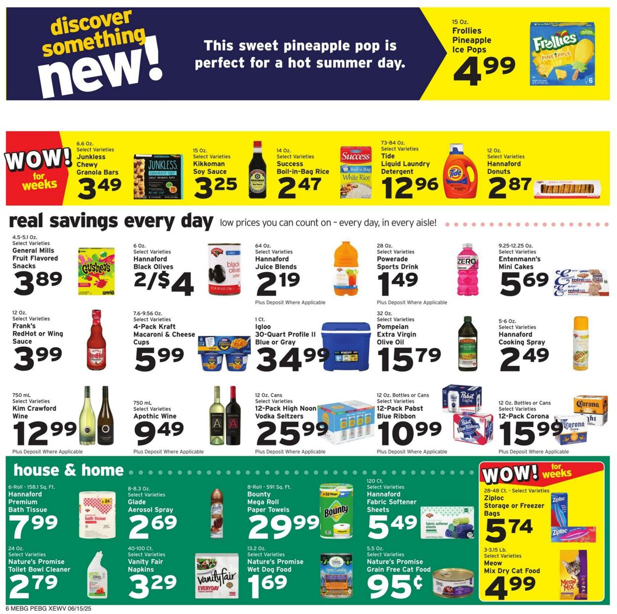 Weekly ad Hannaford 06/15/2025 - 06/21/2025