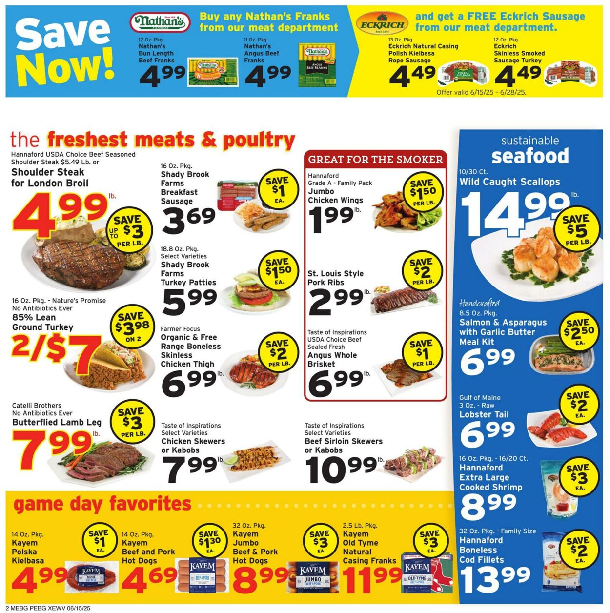 Weekly ad Hannaford 06/15/2025 - 06/21/2025