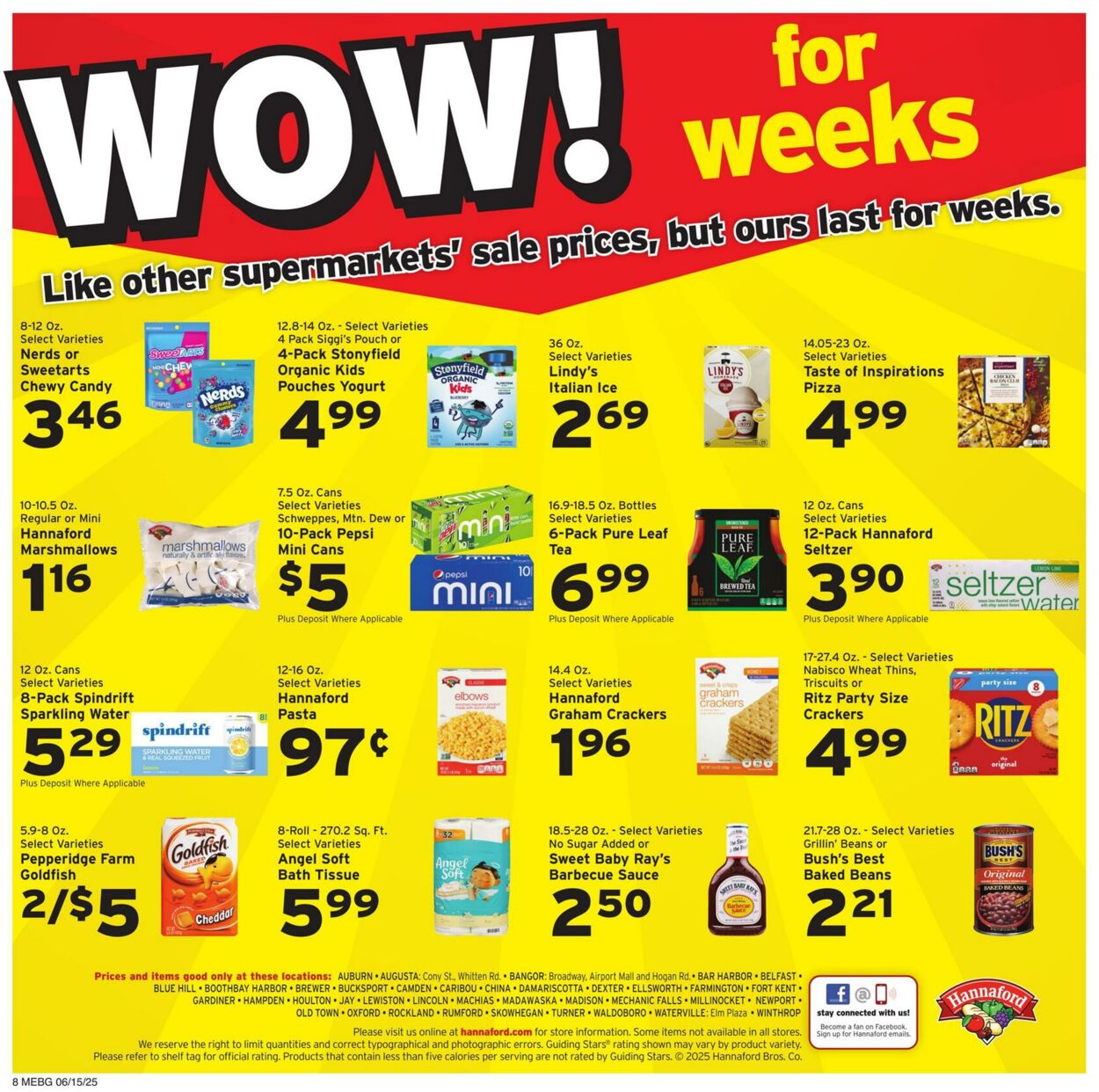 Weekly ad Hannaford 06/15/2025 - 06/21/2025