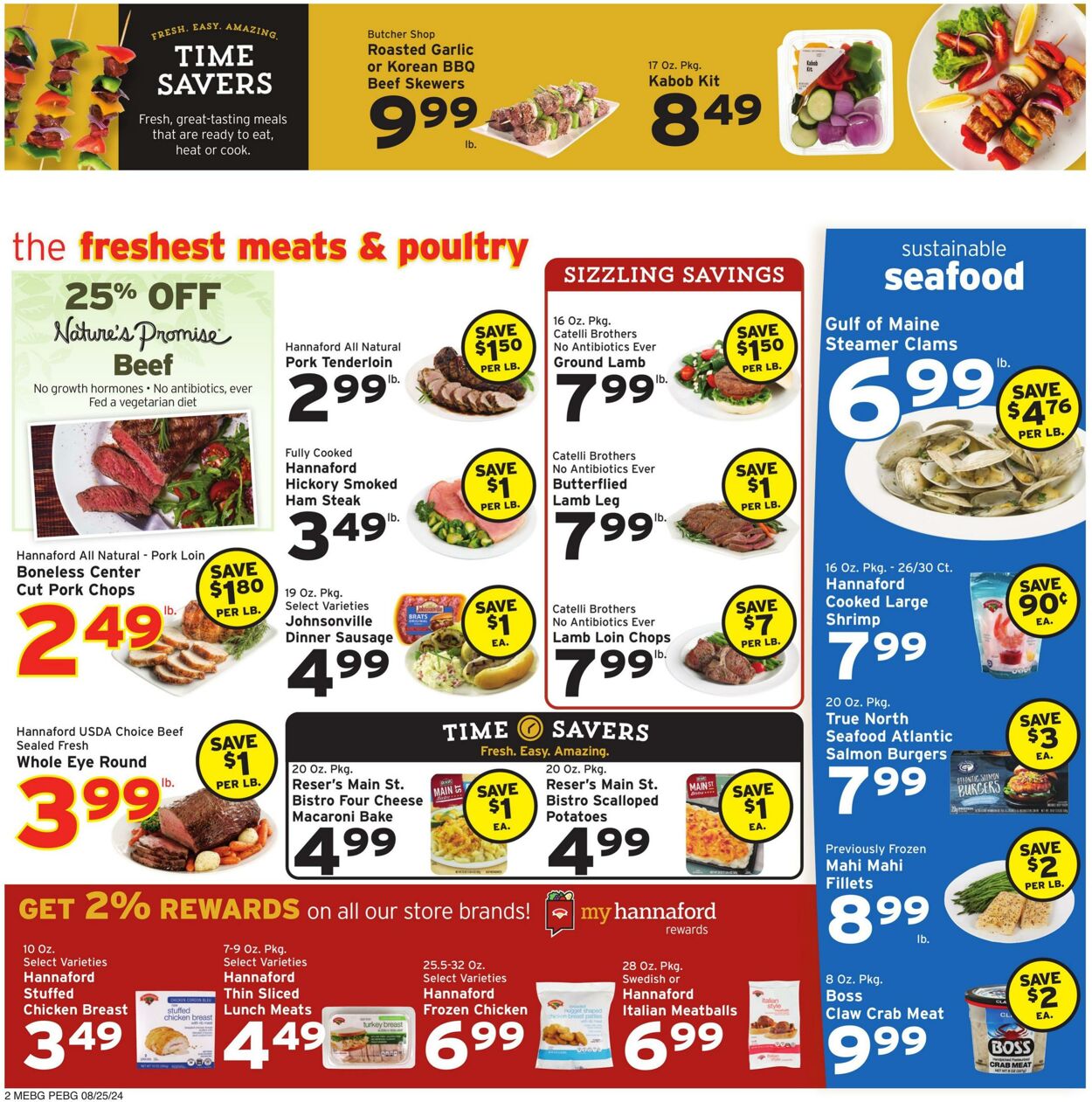 Weekly ad Hannaford 08/25/2024 - 08/31/2024