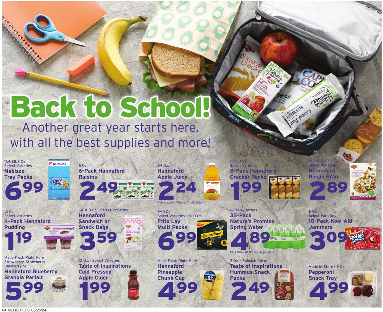 Weekly ad Hannaford 08/25/2024 - 08/31/2024