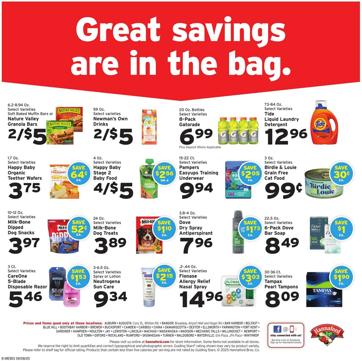 Weekly ad Hannaford 06/08/2025 - 06/14/2025